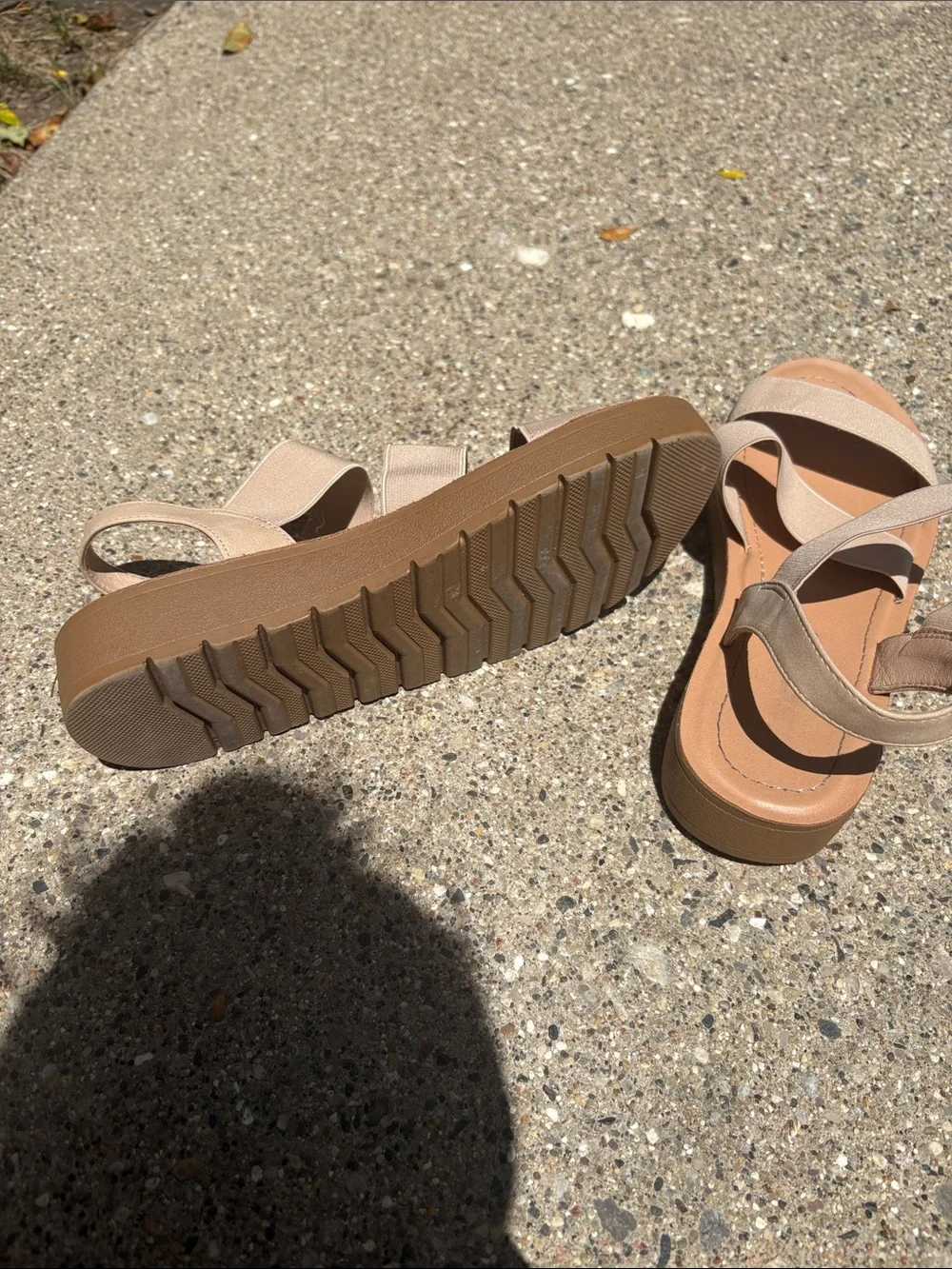 Soda Girls Beige/Tan Strappy Dress Sandals